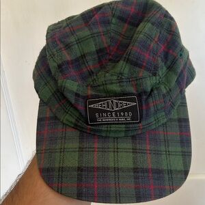 The Hundreds Green and Red Plaid Hat